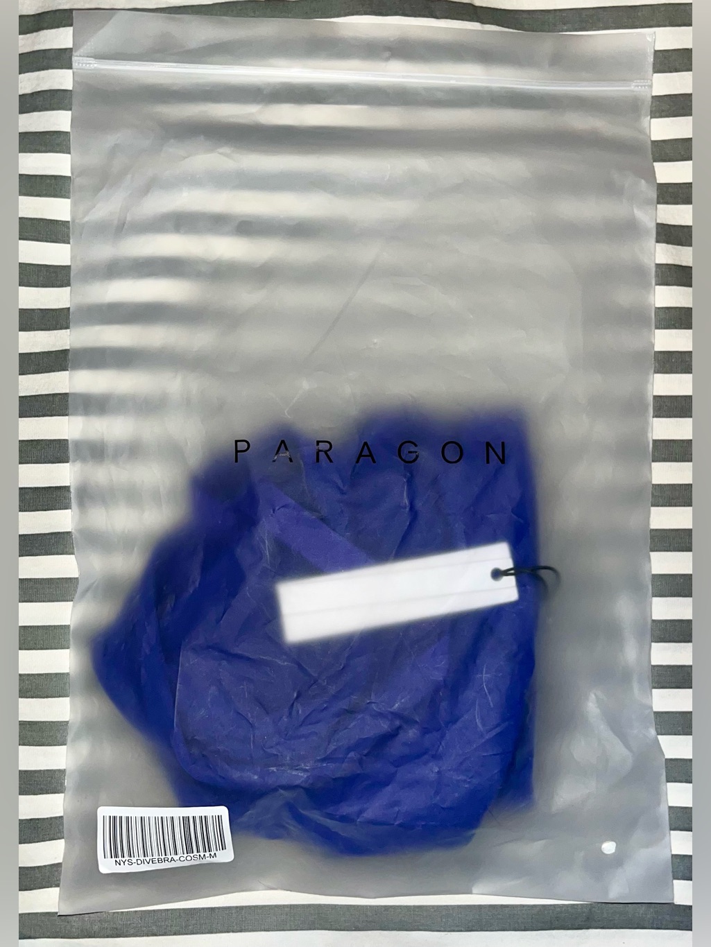 Paragon Fitwear Recstretch Apex Sports Bra In Cosmic Blue Size M — image 3 of 3